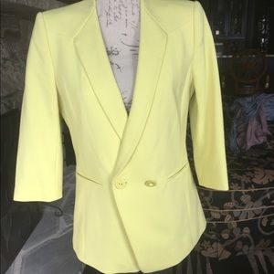 Ted Baker Meeda Double Breasted Jacket iYellow